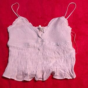 Self Esteem Light Purple Smocked Camisole